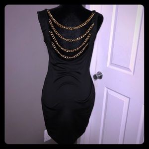 Black cocktail dress